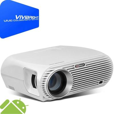 China GP100UP Android 6.0.1 Portable LED Internet Projector Built-in 1280x800 Resolution 3500 Lumens Built-in WIFI Projector for sale