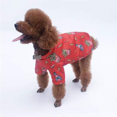 China Viable Cartoon Designs High Quality Haute Couture Dog Drop Clothes For Dogs Cotton for sale