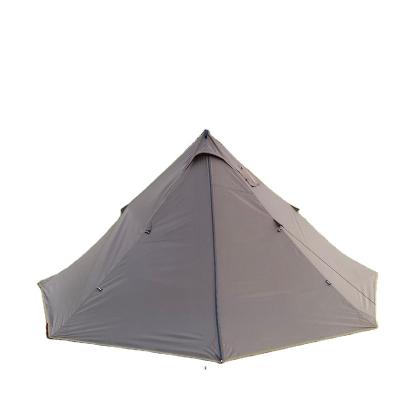 China Extended Type 1-2 person  ultralight pyramid tent with chimney for sale