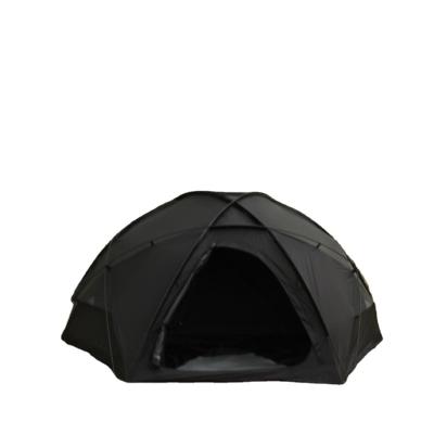 China Extended Type Double warm outdoor camping large tent with chimney for sale