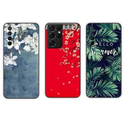 China Full 360 Pattern Flower Shockproof Phone Case For Samsung S21S20 plus ultra Note10 pro s9 s8 plusA31A41A51A71 for sale