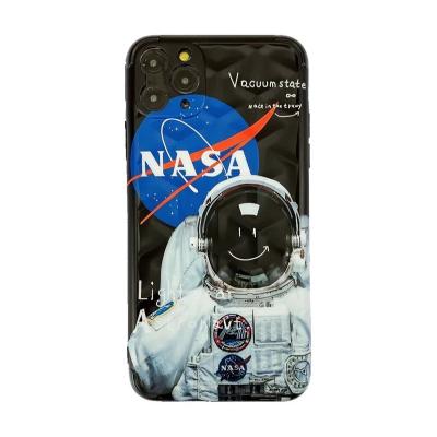 China Heavy Duty Protection NASA Astronauts Designed Silicone Phone Case For iPhone 11 12 Pro Mini 7 8 6 6S Max Plus XR X XS Max for sale