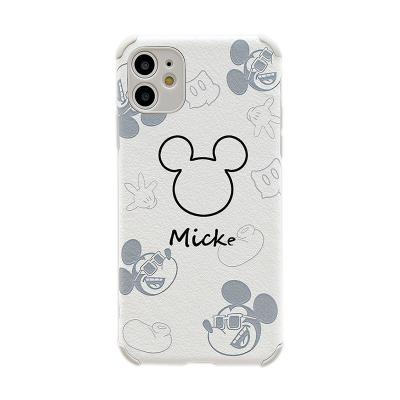 China 2021 Cartoon Shockproof Mickey Minnie Cover For iPhone 7 plus xr xs kawayi 11/12pro 12mini max couples phone case for sale