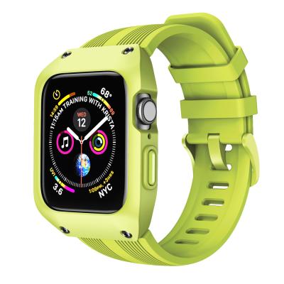 China Gift/Accessories/New Jewellry Sport Silicone Watch Bands Soft Watch Strap Case+Strap For Iwatch Apple Watch Series 4 for sale