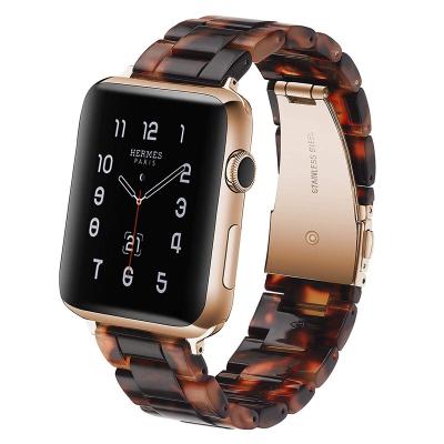 China Jewellry Resin Gift/Accessories/Band For Apple Watch 12345 40mm Soft Fashion Strap 44mm For iWatch Series 5 4 3 2 1 38mm 42mm for sale