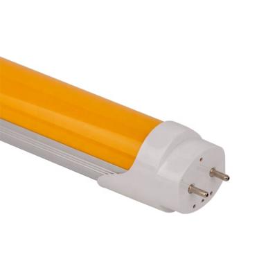 China Museum UV Filter UV Yellow Cover Anti No UV 2400K 9W 18W 36W Led Tube Light for sale