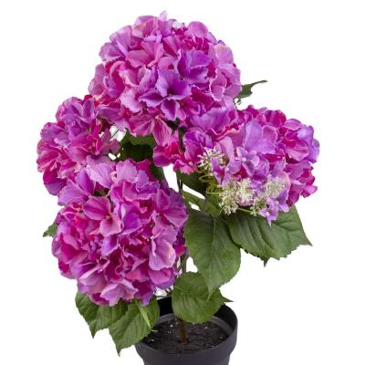 China New design high quality simulation preserved hydrangea artificial flower decoration for gift decoration or wall covering for sale