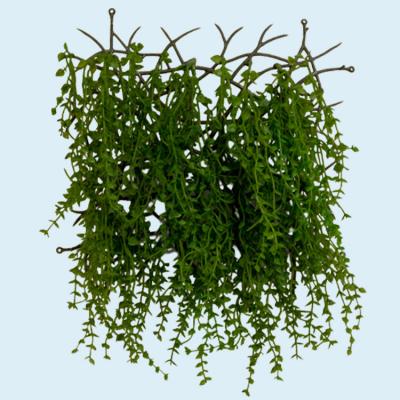 China Factory Cheap High Quality Simulation And Wholesale High Quality Wedding Decor Milan Artificial Leaf For Home Green Plant 3 Head Decor for sale