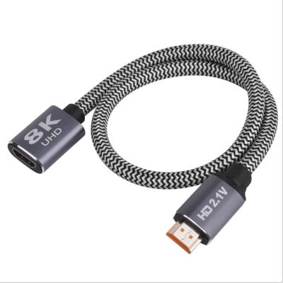 China HDTV Latest Ultra High Speed ​​HDMI 2.1 Cable Supports 3D 8k HDTV Cable High Resolution Extension Cable for sale