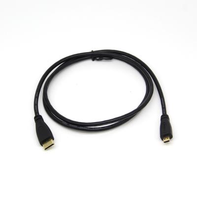 China HDTV for Tablet Mini HD-MI to Micro HD-MI Cable Male to Male 1080p Video Cable Video Cable for sale