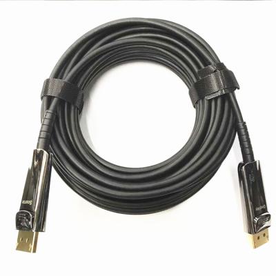 China HDTV Optical Cable Wire Displayport Fiber Optic Cable Standard DP To DP 1.4 FIBER Optic Fiber Cable for sale