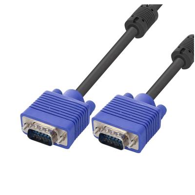 China Wholesale High Quality COMPUTER 15 Pin Male To Male VGA Cable With Ferrites 3 Meters VGA CABLE for sale