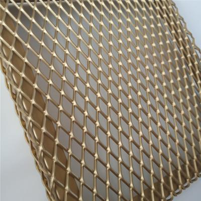 China Decorative Aluminum Mesh Panel Modern Aluminum Panel Facade Cladding Pillar Cover for sale