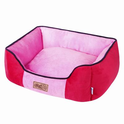 China 2021 Dot Bottom Calming Puppy Bed Anti Slip Breathable Success Cat Bed for sale