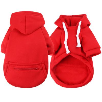 China Sustainable Wholesale Products Cotton Custom Pet Dog Clothes Colorful Dog Hoodie Sweater for sale