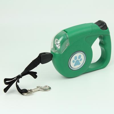 China Wholesale New Style Padded Led Retractable Dog Leash With Custom Logo for sale