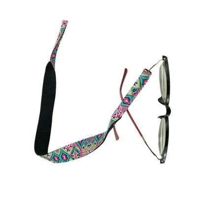 China Polyester / Cotton Fashion Adjustable Durable Elastic Glasses Straps Sunglasses Straps for sale