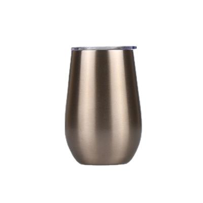 China Double Wall Stainless Steel Popular Vacuum Insulated Stemless Wine Cup With Wide Mouth For 12OZ Volume for sale