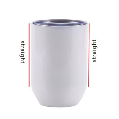 China DIY 2022 popular DIY 2022 double wall stainless steel vacuum insulated sublimation stemless mug with wide mouth for 12OZ volume for sale