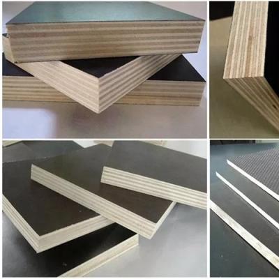 China Hot Selling Waterproof Low Formaldehyde Emission For Wholesale Black Film Faced Plywood 14MM Formwork Plywood Construction Concrete Plywood for sale