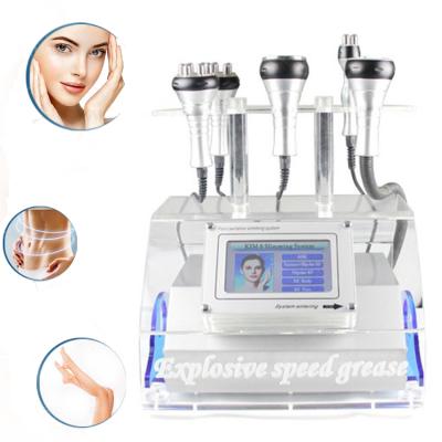 China 2021 80K Fat Weight Loss Cavitation Machine 5 in 1 S-Shape Ultrasound Cavitation Machine for Spa for sale