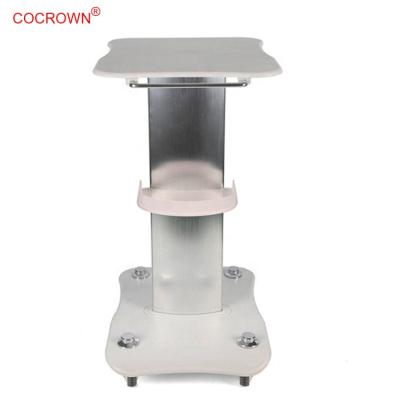 China 360 bearing modern hot sale high quality mobile stand slide trolley with wheel for beauty machine use for sale