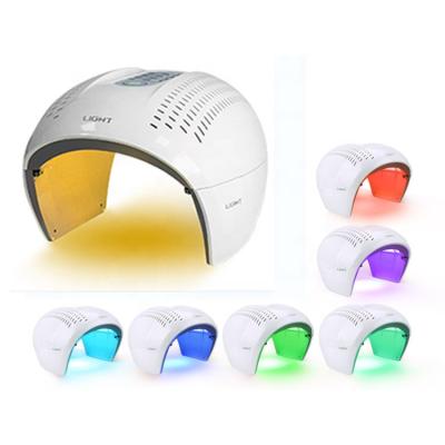 China Skin Tightening 7 Color Pdt Led Facial Beauty Spa Machine Pdt Therapy Light Mask Body Care Face Skin Rejuvenation Led For Home Use for sale