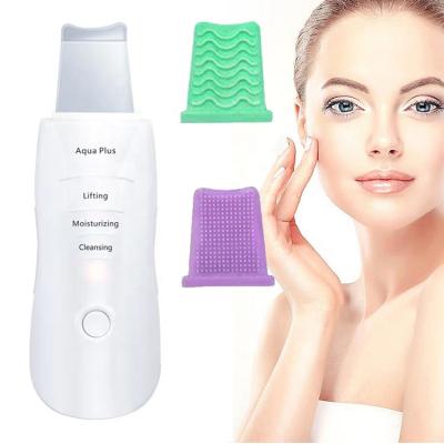 China 2021 Blood Vessel Removal Ultrasonic Shovel Face Scrubber Peeling Shovel Skin Facial Deep Scrubber Cleaning Machine For Home Use for sale