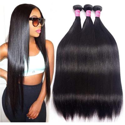 China High Quality Natural Raw 12A Grade Virgin Straight Cuticle Aligned Brazilian Hair Bundles for sale