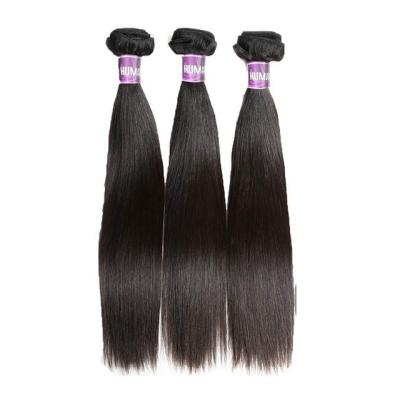 China Top Grade 12A Virgin Straight Silky Straight Raw Cuticle Aligned Brazilian Hair Bundles for sale