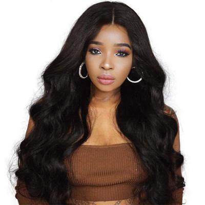 China Body Wave Factory Price 30 Inch HD 13x6 Lace Frontal Body Wave Hair Wigs For American European for sale