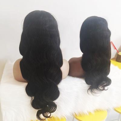 China Popular Same Straight Virgin Human Hair 13x4 Black Lace Front Wigs Straight 20 22 24 26 Inches for sale