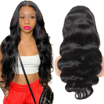 China Cheap Price 150% Body Wave 180% Lace Front Human Hair Wigs Body Wave HD 4*4 Vendors for sale