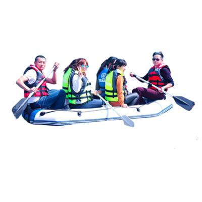 China Thick PVC Water Play Equipment 0.9mm Rowing Boats B260 For 4 Person for sale