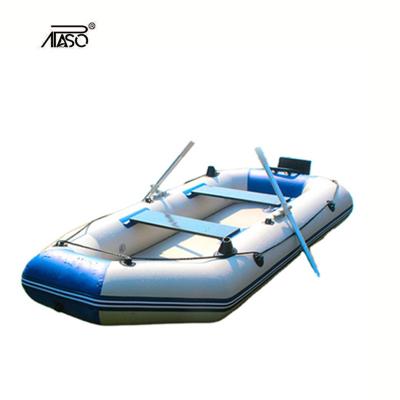 China CE PVC APASO Water Play Equipment Fishing Or Rowing Boats B260 For 4 Person 0.9mm Thick for sale