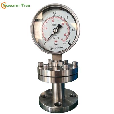 China Heavy Duty All Stainless Steel Liquid Filled Pressure Gauge Pressure Gauge 118AL for sale