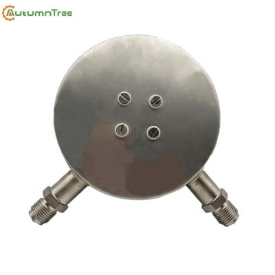 China Bellow Type Differential Pressure Gauge Accuracy CL2.5 Bellow Manometer Dnl50 for sale