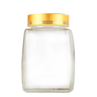 China Wholesale Reusable Sealed Glass Storage Containers Honey Food Jar for sale