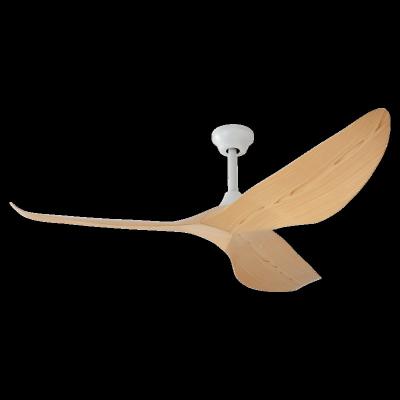 China Factory Sale Popular 56 Inch Low Noise White Blade ABS Ceiling Fan ABS Remote Ceiling Fan With Led Light for sale