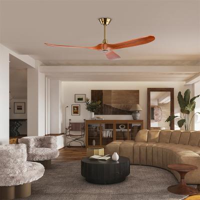 China Solid Wood Blades 60 Inch Ceiling Fan Bldc Ceiling Fan 3 Solid Wood Antique Fancy Blade for sale