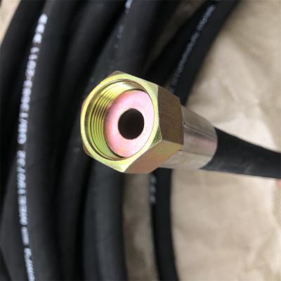 China 4Shipping Hydraulic Fluids And Handling Hydraulic Hose High Pressure Rubber Hose End Fitting Applied To General Mining Equipment for sale