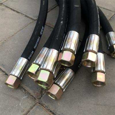 China Braided Hydraulic Fluids Stainless Steel Hose / SAE Hydraulic Hose / Rubber Hose Stocklot Price List for sale