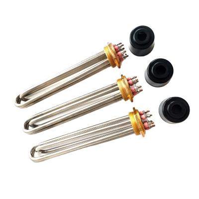 China Hotels 8kw Flange Immersion Heater 380v 4500 Watt 240 Volt Flange Heating Element for sale