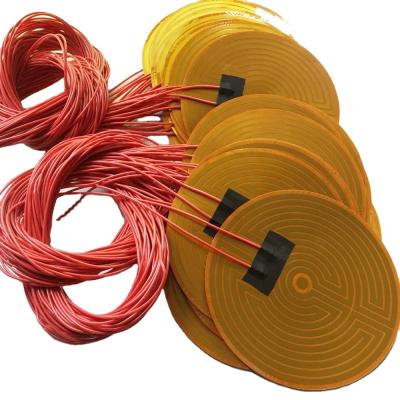 China Kapton Flexible Round Polyimide 50x50 5v Hotels Polyimide Aluminum Heaters Flexible Heater for sale