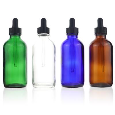 China 120ml Cosmetic Custom Empty Oil Trigger Bottle Atomizer Cleansing Liquid Container Amber Glass Spray Bottle Essential for sale