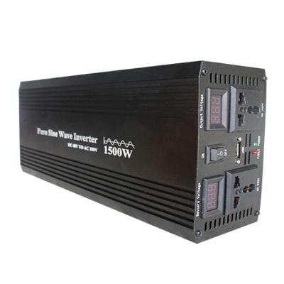 China Off-Grid System 60hz 50hz 1500w Pure Sine Wave Inverter 220v AC Power Inverter Solar Power Inverter With 12V 24V Load for sale