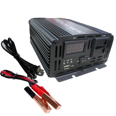 China Modified AC Home Appliance UPS Power Supply Sine Wave Inverter 500W 800w Inverter With Battery Charger for sale