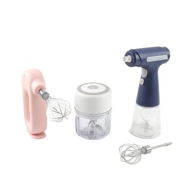 China Mini Mixer Electric Food Blender Handheld Automatic Food Cream Cake Beater Egg Mixer Speed ​​Radio 3 Dough Cooking Mixer Dough Mixer for sale