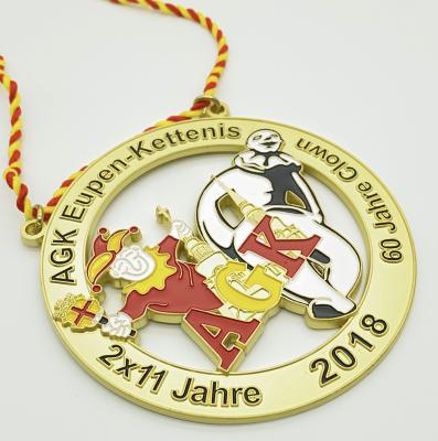 China High Quality Europe Spin Medal Virtual Run Medal 3D Marathon Medal for sale