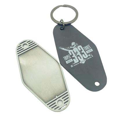 China Zinc Alloy Vacuum Page Wings Portable Metal Die Casting Plating Process Key Chain for sale